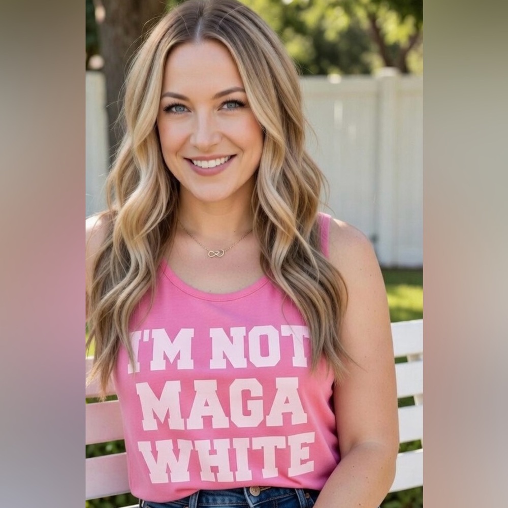 Port and Company Pink Statement Tank Top